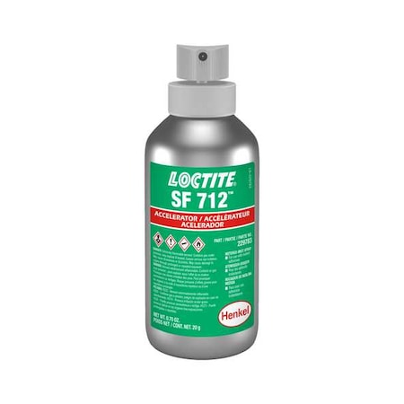 Accelerator, SF 712 Series, Clear, 0.7 fl oz, Aerosol Can MPN:229783