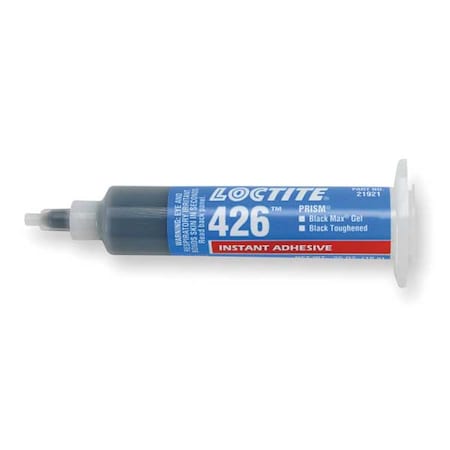 Instant Adhesive, 426 Series, Black, 0.35 oz, Syringe MPN:231339