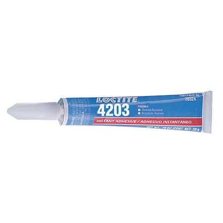 Instant Adhesive, 4203 Series, Clear, 0.7 oz, Tube MPN:232837