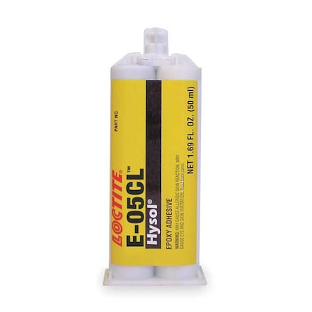 Epoxy Adhesive, E-05CL Series, Clear, Dual-Cartridge, 1:01 Mix Ratio, 30 min Functional Cure MPN:237099