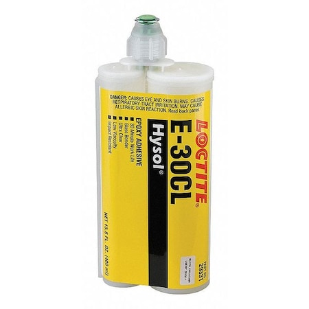 Acrylic Adhesive, E-30CL Series, Light Amber, (1) 0.34 oz, (1) 1.41 oz, Bottle, 2:01 Mix Ratio MPN:237118