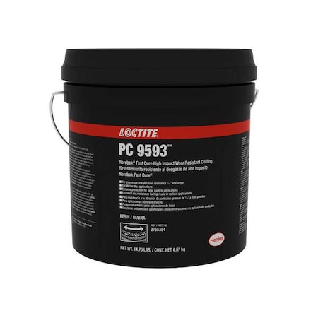 Construction Adhesive, PC 9593 Series, Blue, Pail, 2:01 Mix Ratio, 4 hr Functional Cure MPN:2755354