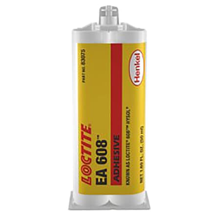 Glue, 608 Series, Clear, 2 oz, Bottle, 1:01 Mix Ratio, 15 min Functional Cure MPN:398455