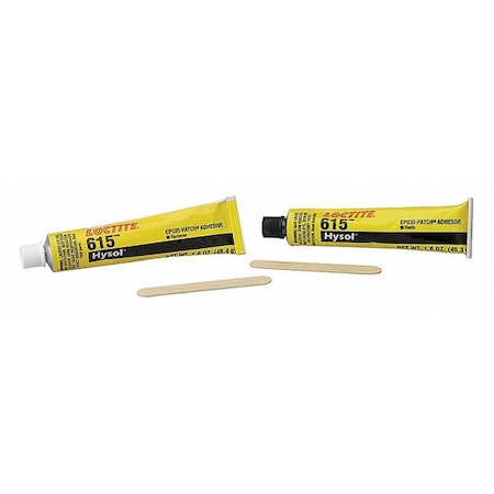 Epoxy Adhesive, 615 Series, Blue, Tube, 1:01 Mix Ratio, 25 min Functional Cure MPN:398458