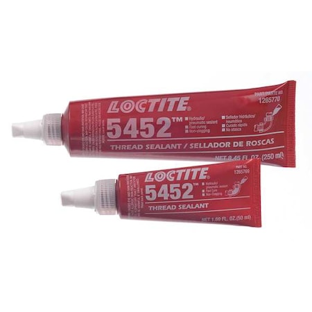 Pipe Thread Sealant 6.9 fl oz, Tube, 5452, Purple, Liquid MPN:1265770