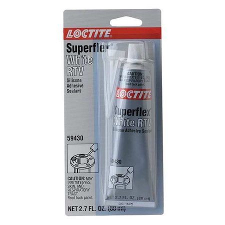 Sealant, 85 g, Tube, Whites, Silicone Base MPN:135506