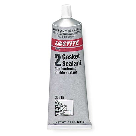 Slow Dry Flexible Cure Gasket Sealant, 7 oz, Black, Temp Range -65 to 400 Degrees F MPN:198819
