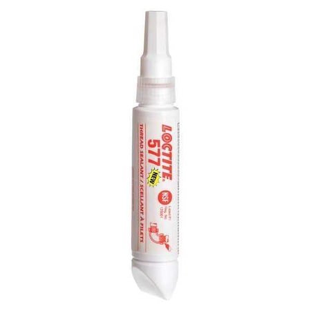 Pipe Thread Sealant 8.5 fl oz, Tube, 577, Yellow, Liquid MPN:2068748
