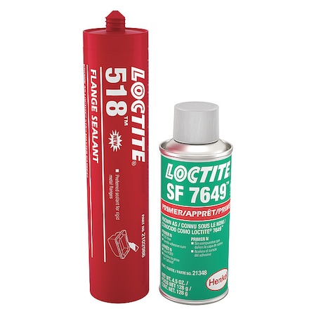 Anaerobic Gasket Sealant, 300 mL, Red, Temp Range -65 to 300 Degrees F MPN:2102986