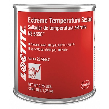 Paste High Temperature Sealant, 946 mL, Brown, Temp Range 59 Degrees to 86 Degrees F MPN:2374447
