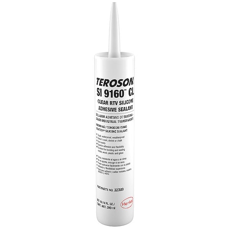 Industrial Grade Gasket Sealant, 10.15 oz, Clear, Temp Range Up to 400 Degrees F MPN:475372