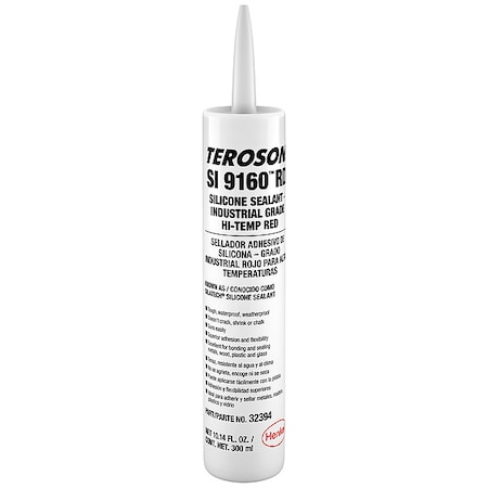 High Temp. Industrial Grade Gasket Sealant, 10.15 oz, Red, Temp Range Up to 475 Degrees F MPN:475377