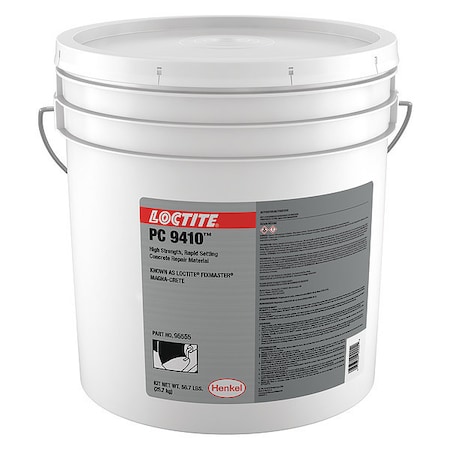 Two-Part Concrete Repair Compound, PC 9410, Epoxy, 5 gal, Pail, Gray MPN:235573