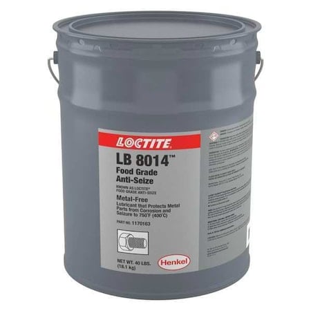 Anti-Seize, Food Grade, 5 gal, Pail LB 8014™ MPN:1170163