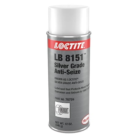 Anti-Seize, 12 oz Spray Can, Graphite LB 8151 MPN:135541