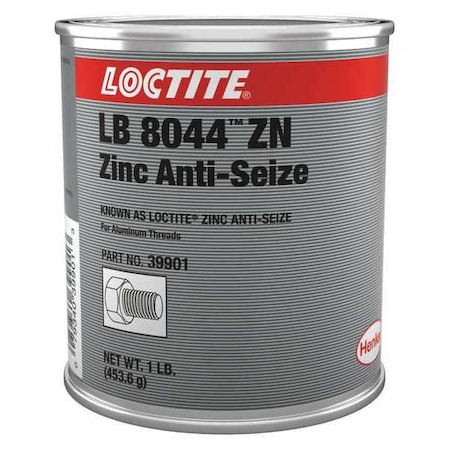 Anti Seize, Zinc, 16 oz, Can, Grey, Paste LB 8044™ MPN:233507