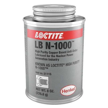 Anti Seize, 8 oz, Can, White Mineral Oil LB N-1000™ MPN:234251