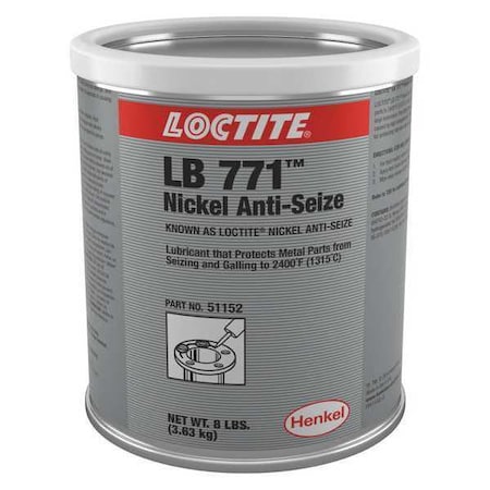 Anti-Seize, General Purpose, Can, 8 lb, Nickel Base, Paste, 2400 Degrees F Max MPN:234269