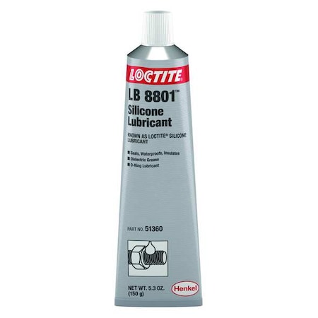 Dielectric Grease, Silicone, LB8801, 5.3 oz tube, Clear MPN:234317