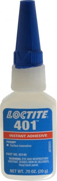 Adhesive Glue: 0.7 oz Bottle, Clear MPN:135429