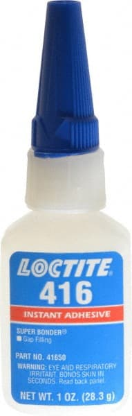 Adhesive Glue: 1 oz Bottle, Clear MPN:135452