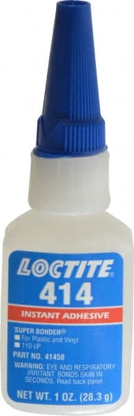 Adhesive Glue: 1 oz Bottle, Clear MPN:233801