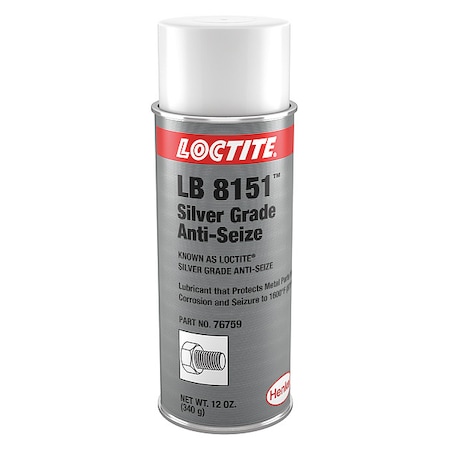 12-OZ. Aerosol Silver Grade Anti-Seize MPN:135541