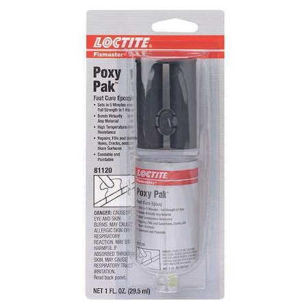 Loctite Fm Poxy Pak 1OZEN/Es 1 Oz Dual Syringe MPN:1324007