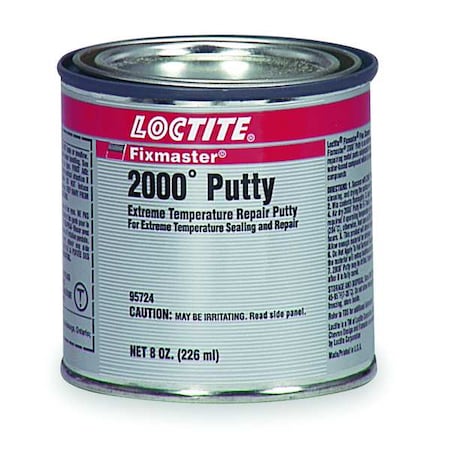 Putty, 8 oz Container Size, Can, MR 2000, Gray MPN:235579