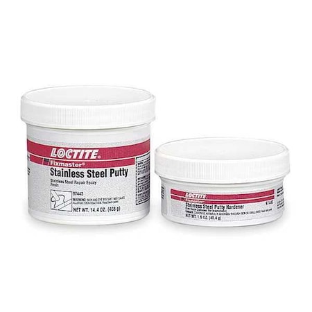 Putty, 1 lb Container Size, Can, EA 3476, Metallic Gray MPN:235613