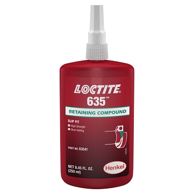 250ML Retaining COMPOUND635 Hi Strg/Slow Cure MPN:135517