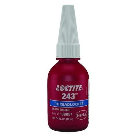10 Ml Loctite 243 THREADLOCKER10ML Oil Tolerant MPN:1329837