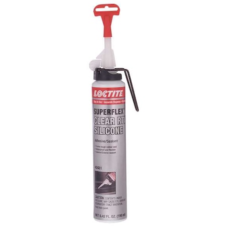 190ML Rtv Clear Aerosoladhesive MPN:743915