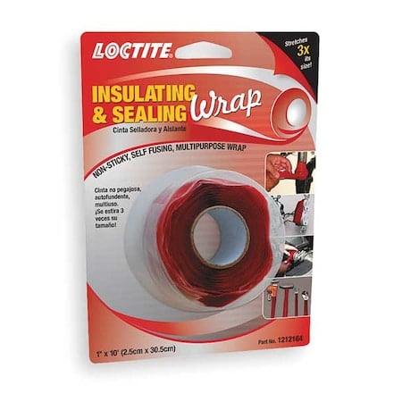 Repair Tape, Silicone, Red, 3-3/8 yd L MPN:1212164