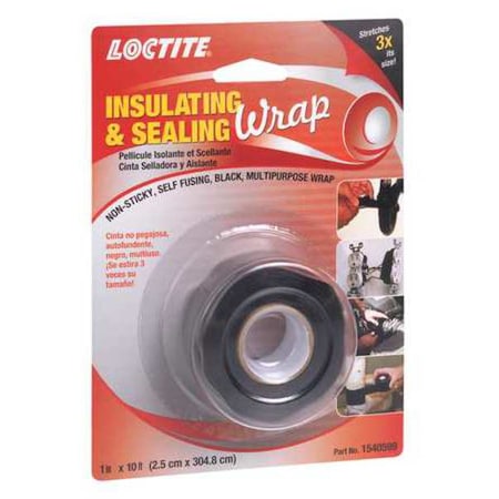 Repair Tape, Silicone, Black, 3-3/8 yd L MPN:1540599