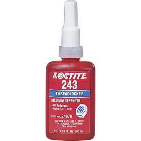 Loctite® 1329467 243™ Primerless Oil Tolerant Med Strength Blue Threadlocker 50ml 1329467