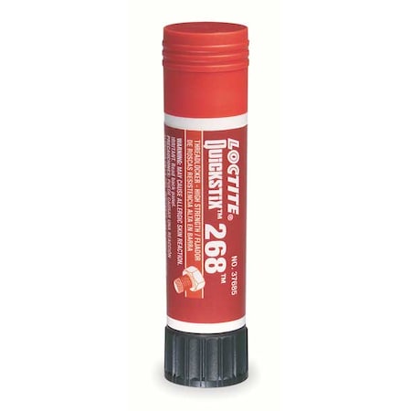 Threadlocker, LOCTITE 268, Red, High Strength, Solid, 0.32 oz Stick MPN:826036