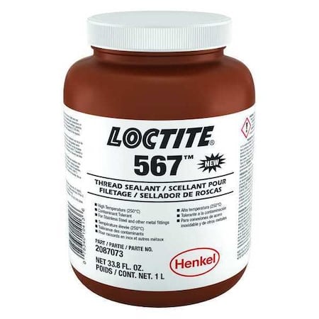 Loctite 567 Thread Sealant With Ptfe 1 Liter Bo MPN:2087073