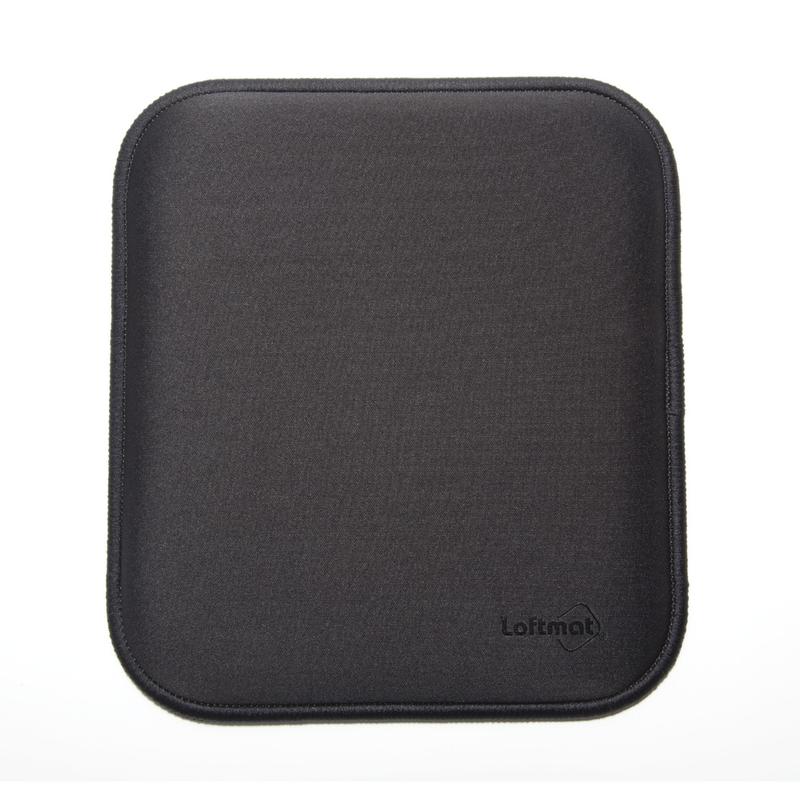 LOFTMAT The Office Cushioned Mouse Pad, 8in x 9in, Black, Qty 1, 0089A MPN:0089A