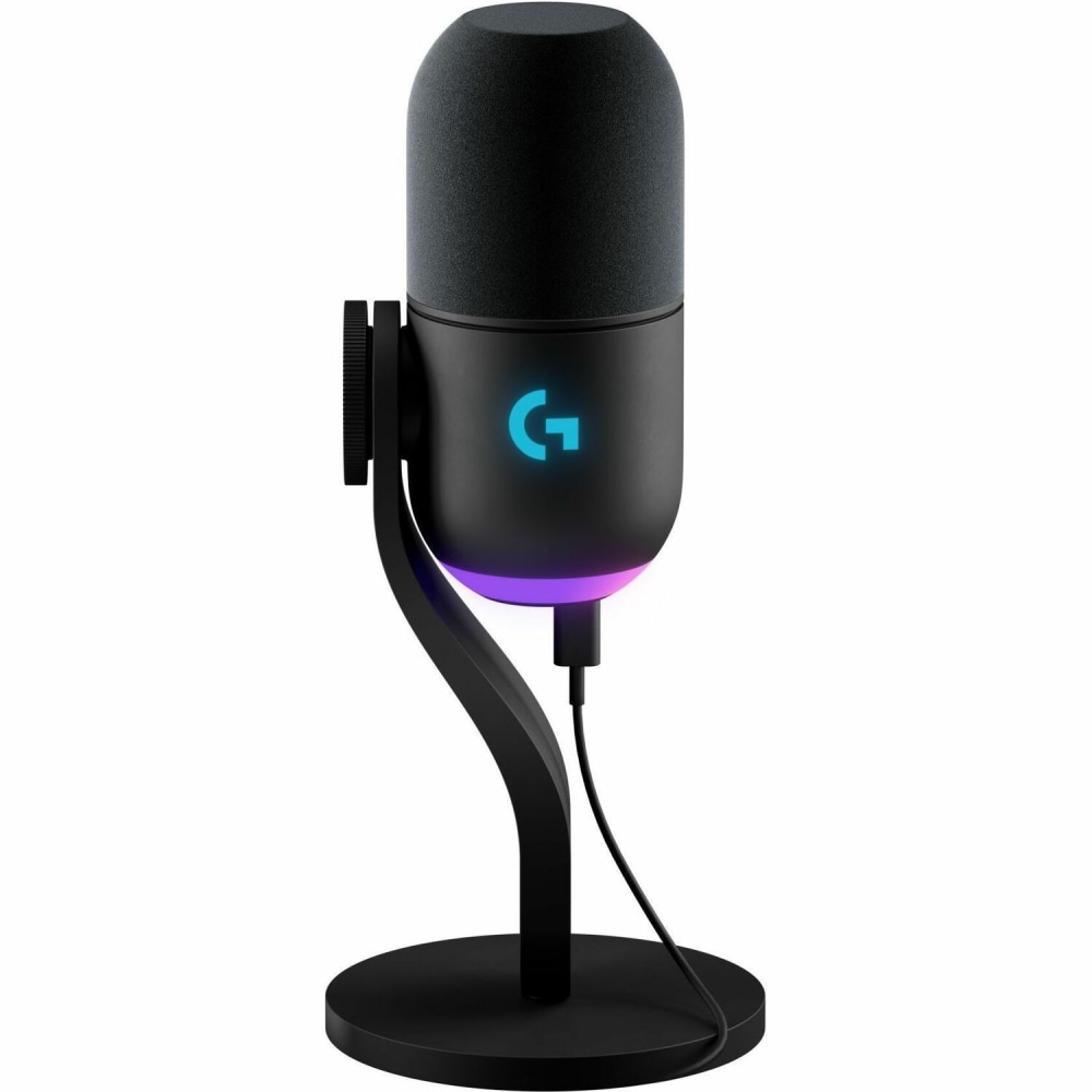 Blue Yeti GX Dynamic Microphone - Black - 50 Hz to 18 kHz - Super-cardioid - Desktop, Boom Mountable - USB Type C MPN:988-000567