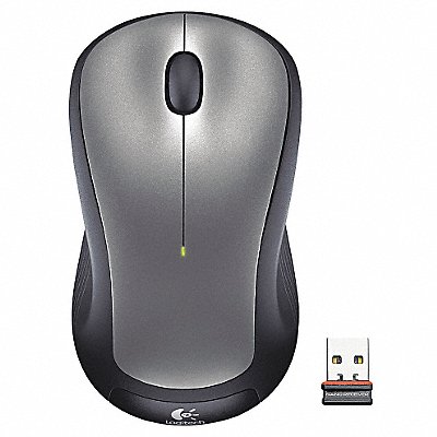 Mouse Silver/Black Wireless Laser MPN:LOG910001675