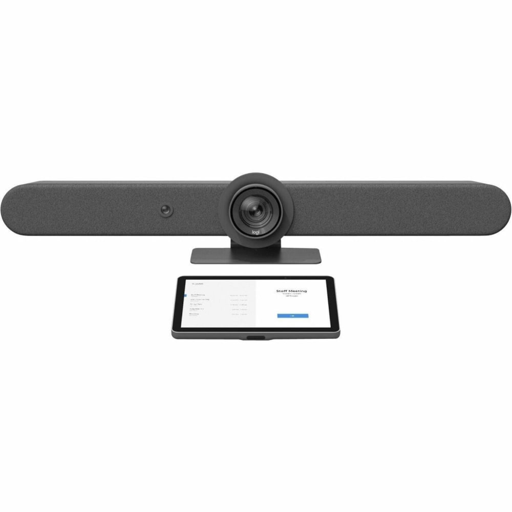Logitech Rally Bar + Tap IP Graphite Bundle for Video Meeting Rooms - Black MPN:991-000419