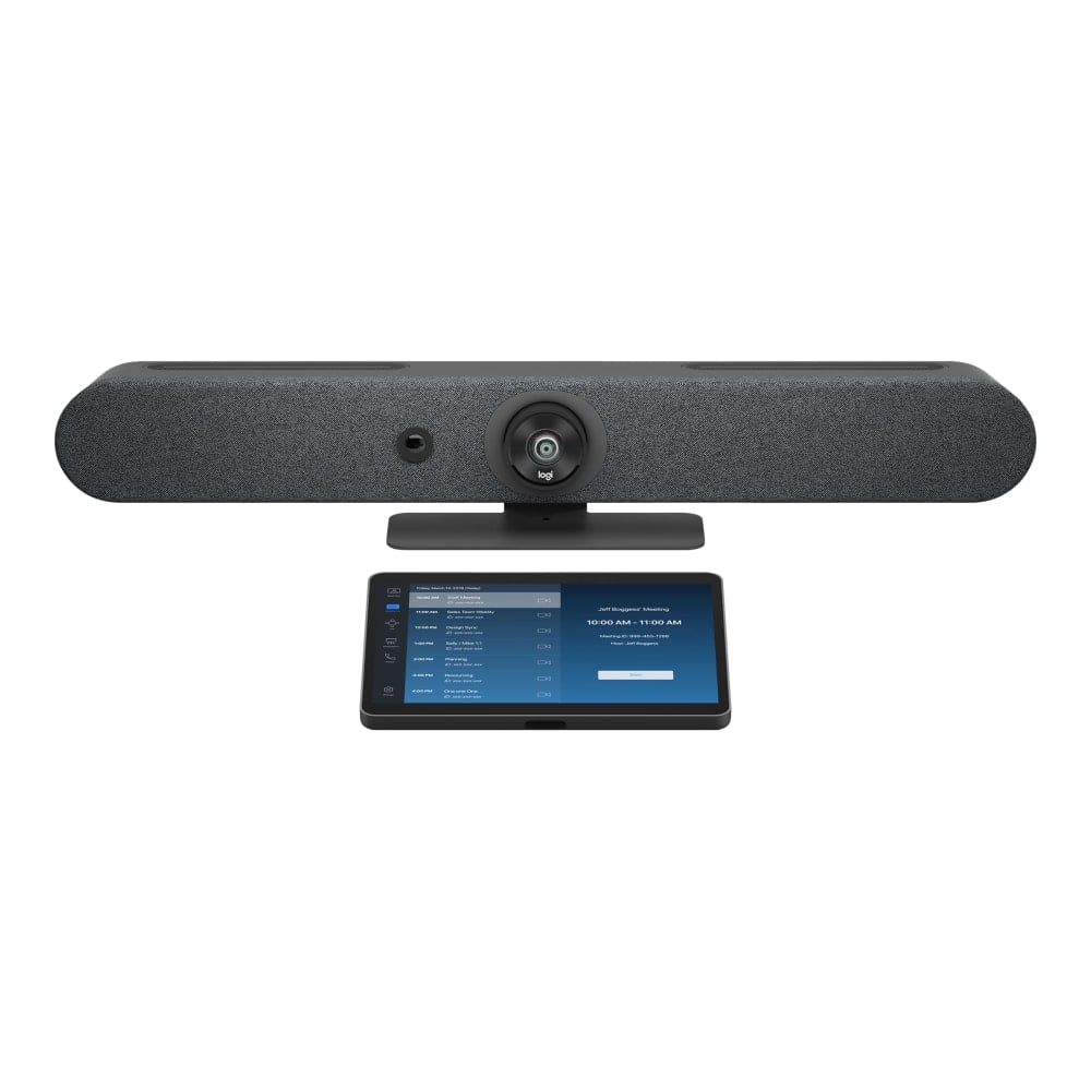 Logitech For Zoom Rooms Appliances Small Room - Video conferencing kit (video bar, touch controller) - Zoom Certified, Certified - TAPRMGUNIAPP MPN:TAPRMGUNIAPP