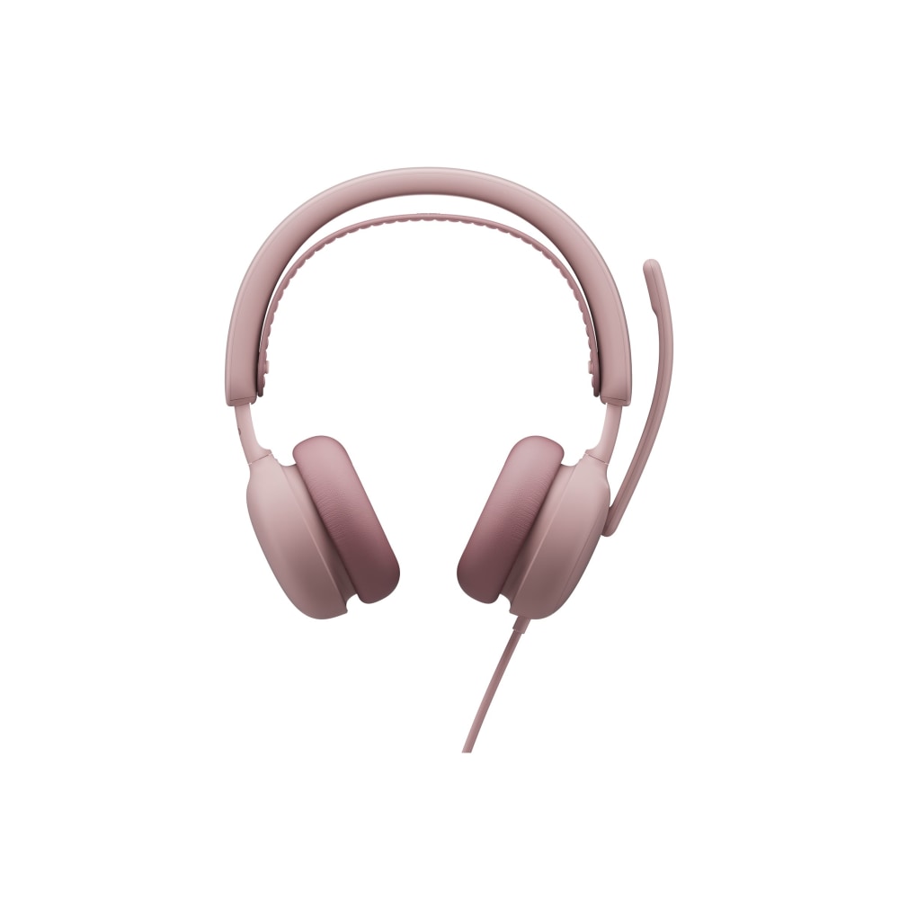 Logitech Zone Wired 2, Noise-Canceling Headset With Adaptive Hybrid ANC, Rose MPN:981-001613