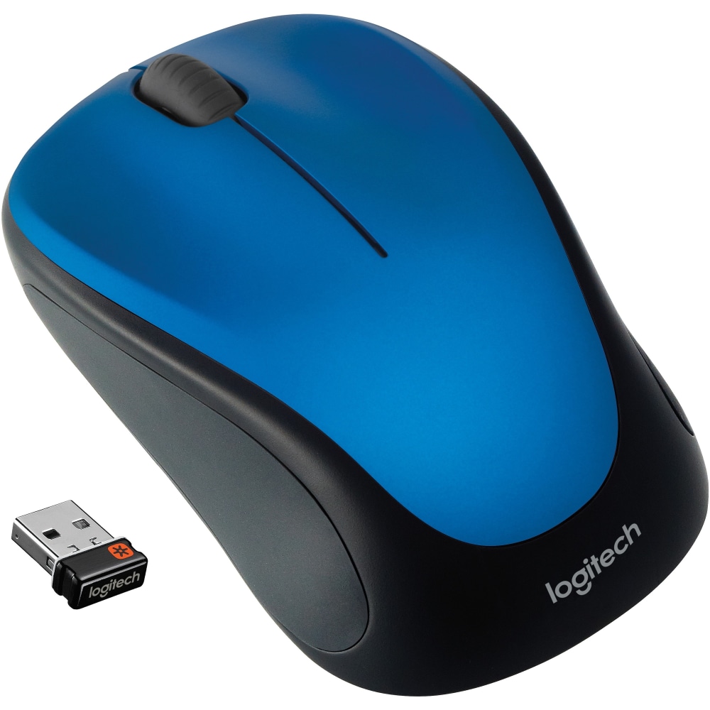 Logitech M317 Wireless Mouse, Steel Blue MPN:910-002901