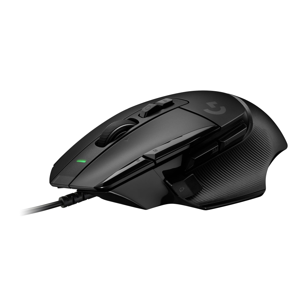 Logitech G502 X Wired Gaming Mouse - LIGHTFORCE Hybrid Optical-Mechanical Primary Switches, HERO 25K Gaming Sensor, Black MPN:910-006136