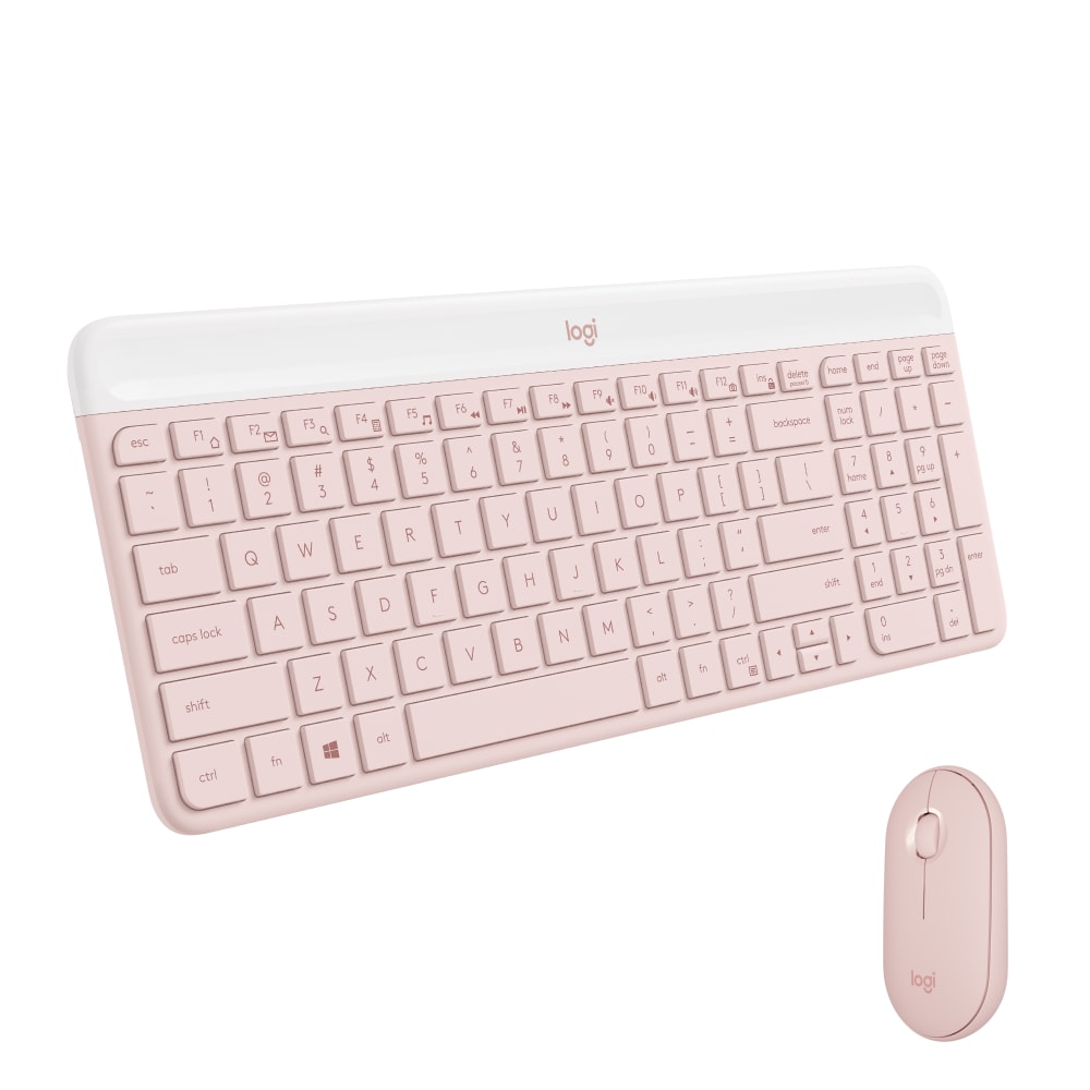 Logitech MK470 Keyboard & Mouse - USB Mechanical Wireless RF 2.40 GHz Keyboard - USB Wireless RF Mouse - 920011311 MPN:920-011311