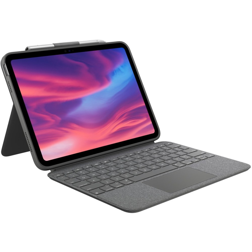 Logitech Combo Touch Keyboard/Cover Case (Folio) for 10.9in Apple, Oxford Gray MPN:920-011433
