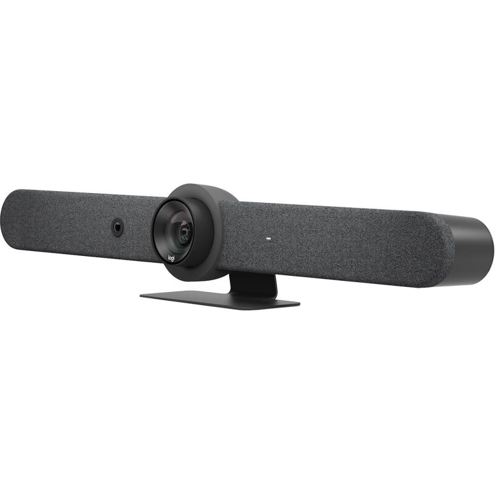 Logitech Rally Bar All-In-One Video Bar for Medium and Large Rooms, Graphite - 3840x 2160 Video - 3x Digital Zoom - 960001308 MPN:960-001308