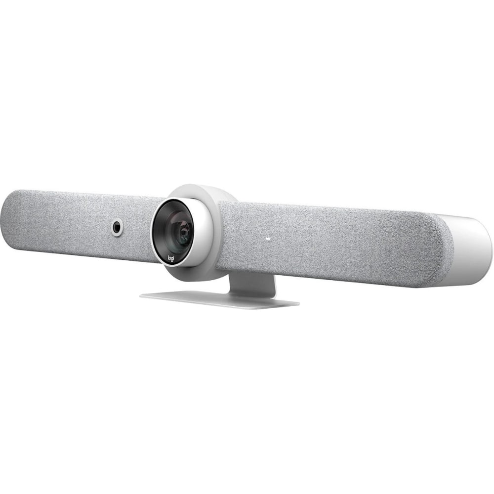 Logitech Rally Bar All-In-One Video Bar for Medium and Large Rooms, White - 3840x 2160 Video - 3x Digital Zoom - 960001320 MPN:960-001320